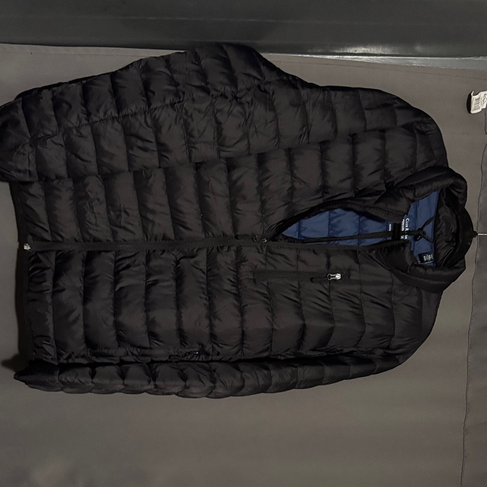 Club Room Men's Black Puffer Jacket